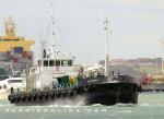 ID 3602 TOLEMA 1 (1976/633grt/IMO 7405974. Renamed BAILEY B), Adsteam's Ports of Auckland-based bunkering tanker, seen approaching Wynyard Wharf, Auckland, New Zealand.
